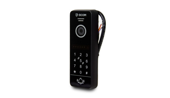 Комплект Wi-Fi відеодомофонa 7" BCOM BD-760FHD/T Black з підтримкою Tuya Smart + BT-400HD-AC Black