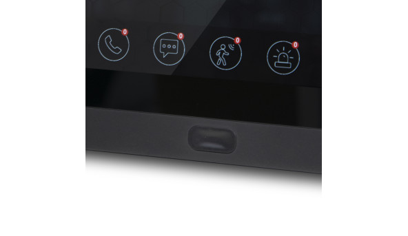 Комплект Wi-Fi відеодомофонa 7" BCOM BD-760FHD/T Black з підтримкою Tuya Smart + BT-400FHD Black