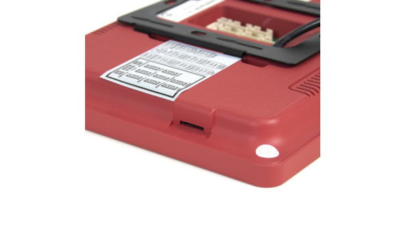 Комплект Wi-Fi відеодомофонa 7" BCOM BD-760FHD/T Red з підтримкою Tuya Smart + BT-400FHD Black