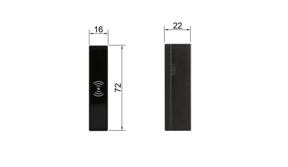 Мебельный RFID замок SEVEN LOCK R-15