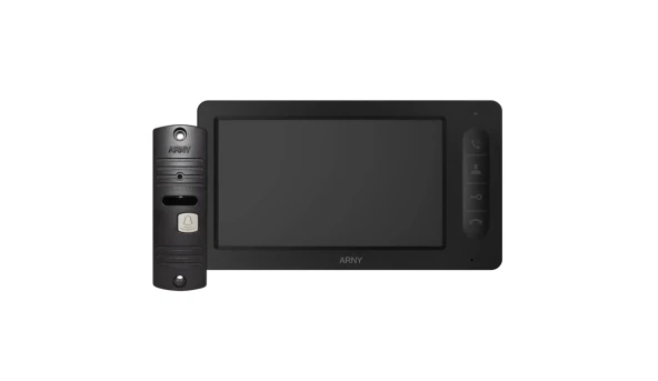 Комплект видеодомофона черный/медный AVD-7005