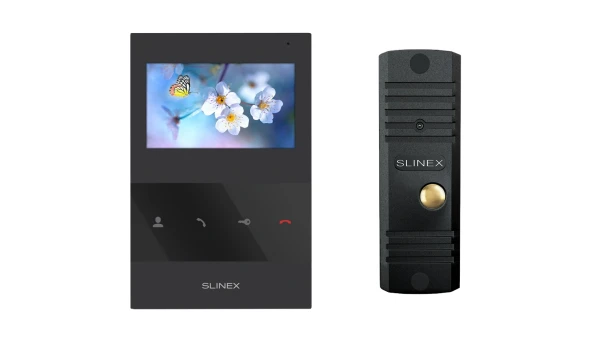Комплект видеодомофона Slinex SQ-04(Black)+ML-16НD(Black)