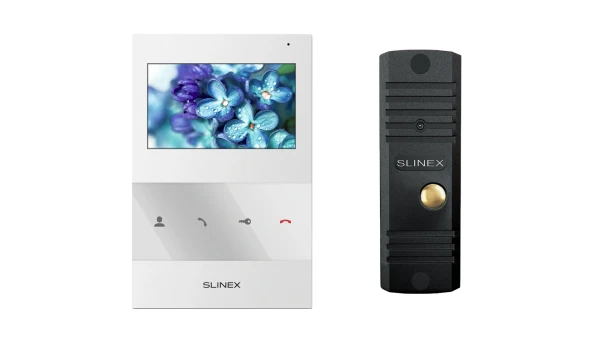 Комплект видеодомофона Slinex SQ-04(White)+ML-16НD(Black)