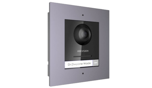 Комплект модуля вызывной IP панели + врезная рамка DS-KD8003-IME1/Flush