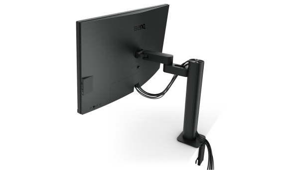 TFT 31.5" BenQ PD3205UA, IPS, 4K UHD, 99% sRGB, HDMI, DP, USB-С, USB-hub, HAS, колонки, темно- сірий - 597896
