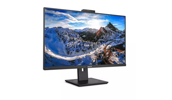 TFT 31.5" Philips 326P1H, QHD, IPS, DP, HDMI x 2, USB-С, RJ-45, webcam, Pivot, HAS, колонки, чорний - 597940