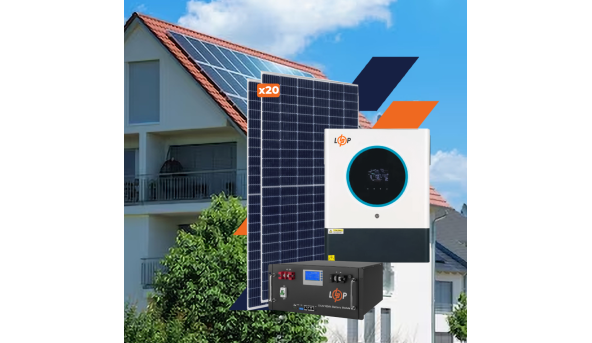 Оборудование для солнечной электростанции (СЭС) Премиум 11 kW АКБ 11,8 kWh LiFePO4 230 Ah