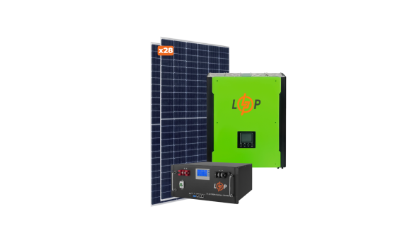 Оборудование для солнечной электростанции (СЭС) Премиум 15 kW АКБ 10,2 kWh LiFePO4 100 Ah
