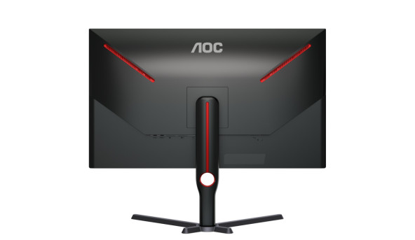 TFT 31.5" AOC U32G3X, 4K UHD IPS 144Гц, 1мс, HDMIx2, DPx2, чорний з червоним - 598020