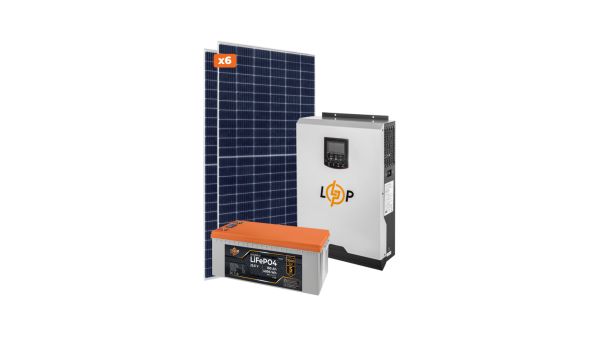 Обладнання для сонячної електростанції (СЕС) Преміум 3,5 kW АКБ 4 kWh LiFePO4 160 Ah - 598026