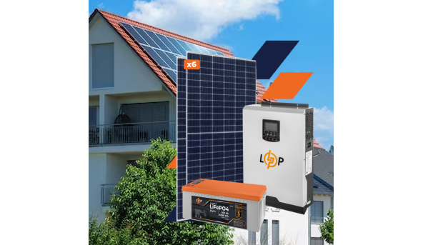 Обладнання для сонячної електростанції (СЕС) Преміум 3,5 kW АКБ 4 kWh LiFePO4 160 Ah