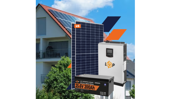 Оборудование для солнечной электростанции (СЭС) Премиум 3,5 kW АКБ 8,2 kWh LiFePO4 200 Ah