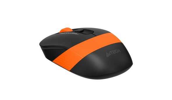 Мишка A4-Tech Fstyler FG10S, бездротова, 4 кн., 2000 dpi, помаранчева - 598060