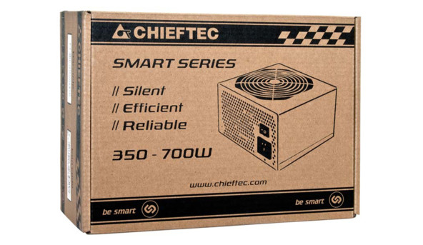 БЖ 500W Chieftec SMART GPS-500A8, 120 mm, >85%, Retail Box - 598090
