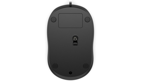 Мишка HP 1000 Wired Mouse, 3 кн., USB, 1200 dpi, чорна - 598121