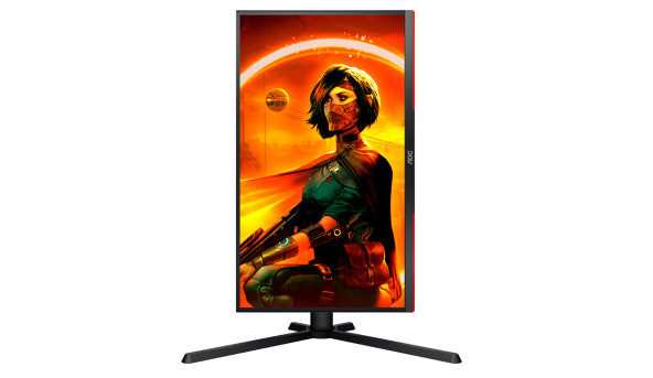 TFT 24.5" AOC 25G3ZM/BK, FHD, VA, 240Гц, 0,5 мс, 2х HDMI, DP, USB-hub, HAS, Pivot, чорний - 598183