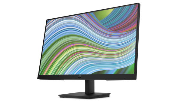 TFT 23.8" HP P24 G5, IPS, 75 Гц, VGA, HDMI, DP, чорний - 598185