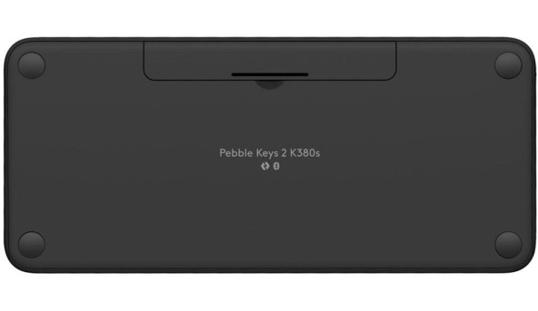 Клавіатура Logitech Pebble Keys 2 K380s, USB бездротова, чорна - 598193