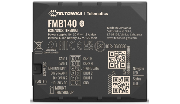 GPS-трекер Teltonika FMB140 (ALL-CAN300)