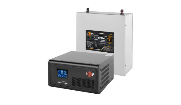 Кoмплект резервного питания LP (LogicPower) ИБП + литиевая (LiFePO4) батарея (UPS B2300+ АКБ LiFePO4 1280Wh)