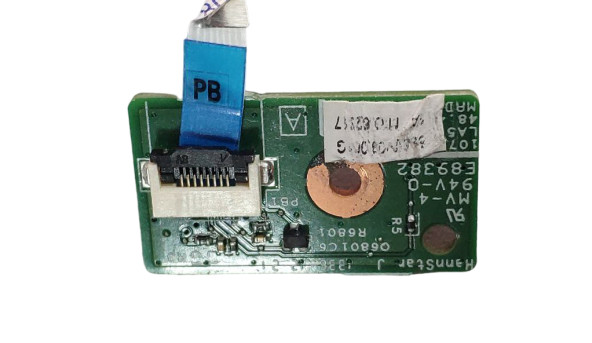 Кнопка включения Lenovo B570 B575 B575e B575g 55.4VV03.001G Б/У