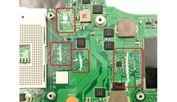 Материнская плата для ноутбука Lenovo IdeaPad Z710 G710 DUMB02 Б/У - 598834