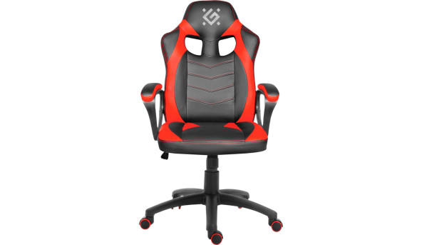 Крісло ігрове Defender SkyLine поліуретан, 50мм, Black/Red