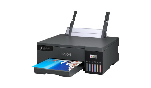 Друкарка А4 Ink Epson EcoTank L8050 (22 стор/хв, 5760х1440dpi, Wi-Fi, СБПЧ, чорний) Фабрика Друку