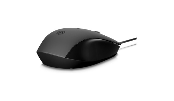Мишка дротова HP 150 USB, чорний