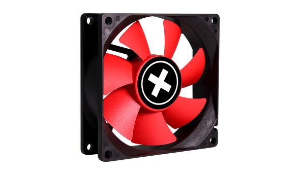 Вентилятор для корпуса 80mm Xilence XPF80.R black/red, Retail Box - 599183