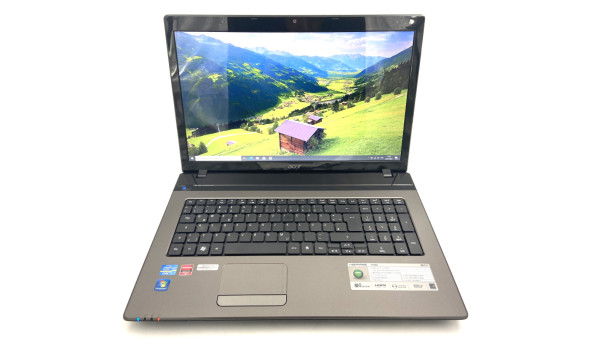 Игровой ноутбук Acer 7750g Intel i7-2670QM 8GB RAM 128GB SSD 500GB HDD AMD Radeon 6600M [17.3"] - ноутбук Б/У