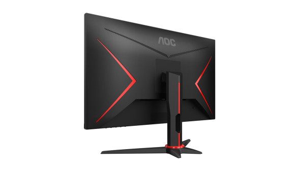 TFT 27" AOC 27G2SPAE/BK, FHD, IPS, 165Гц, 1 мс, D-Sub, HDMI, DP, колонки, чорний з червоним - 600040