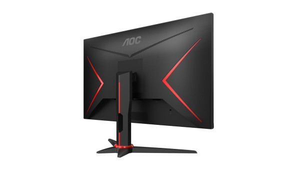 TFT 27" AOC 27G2SPAE/BK, FHD, IPS, 165Гц, 1 мс, D-Sub, HDMI, DP, колонки, чорний з червоним - 600040