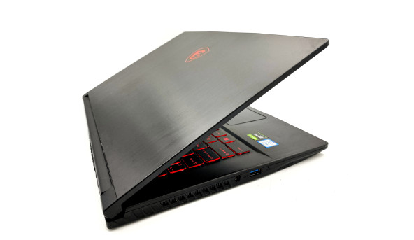Ігровий ноутбук MSI Thin GF63 I5-9300H 16 RAM 256 SSD 1000 HDD GeForce GTX 1650 Max-Q [IPS 15.6" FullHD] - Б/В
