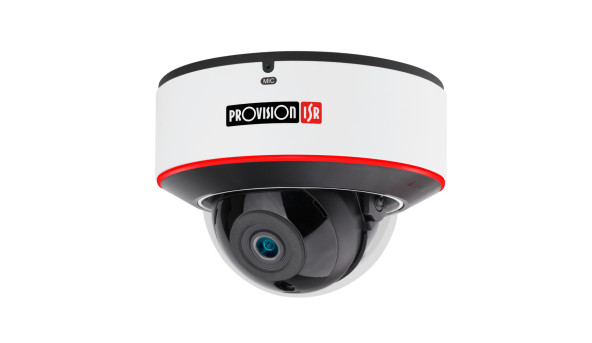 IP-видеокамера 5 Мп Provision-ISR DAI-350IPSN-28-V4 (2.8 мм) антивандальная cо встроенным микрофоном и видеоаналитикой для системы видеонаблюдения