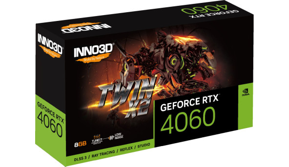 GeForce RTX4060 Inno3D TWIN X2 OC, 8GB GDDR6, 128bit, PCI Express 4.0 X8
