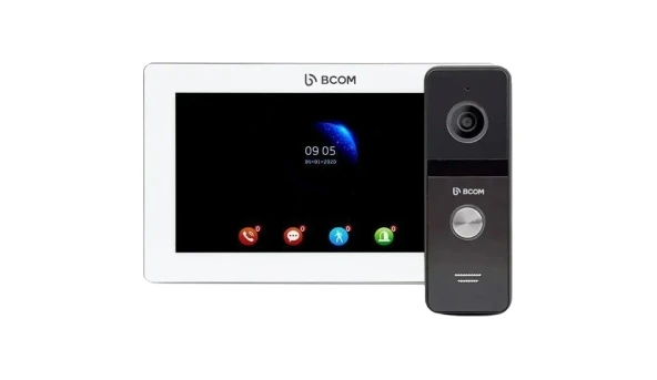 Комплект видеодомофона BCOM BD-770FHD/T White Kit