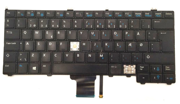 Клавіатура для ноутбука Dell Latitude E7240, E7440, rus, black (NSK-LDABC) Б/В.