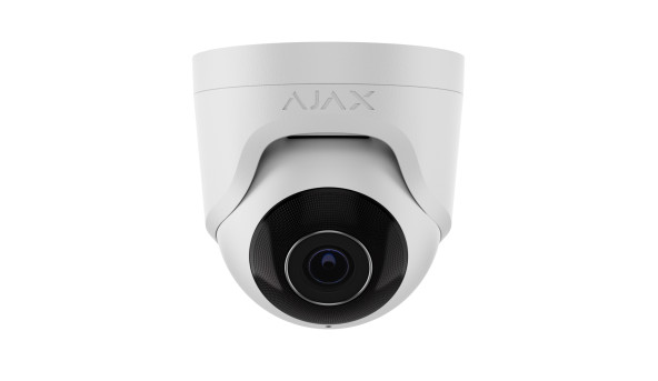 Дротова охоронна IP-камера Ajax TurretCam (5 Mp/2.8 mm) White