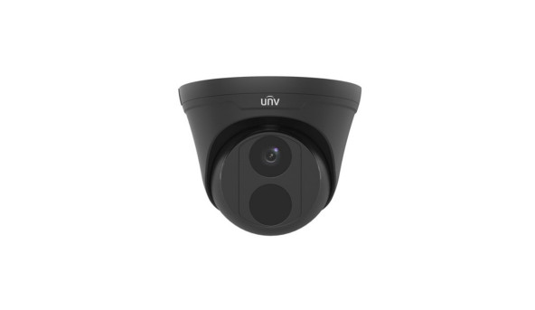 IP-відеокамера купольна Uniview IPC3612LB-SF28-A-B Black
