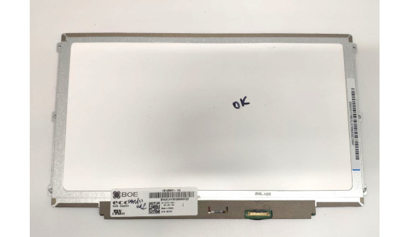 Матриця HB125WX1-100 BOE 12.5" HD 1366x768 LED 30pin(eDp) Б/В - 601023