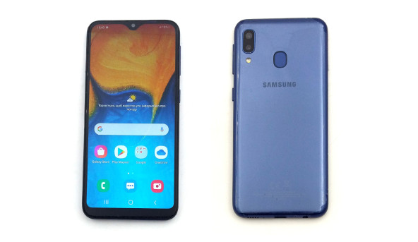 Смартфон Samsung Galaxy A20e Exynos 7884 3/32 GB 8/13+5 MP NFC Android 11 [6.4] - смартфон Б/У