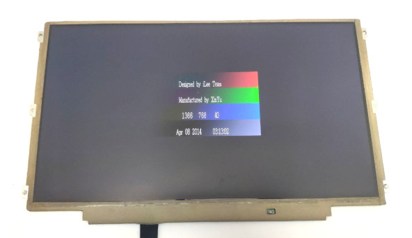 Матрица HB125WX1-100 BOE 12.5"  HD 1366x768 LED 30pin(eDp) Б/У