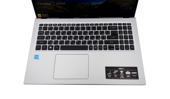 Ноутбук Acer Aspire A315-35 Intel Celeron N4500 8 GB RAM 120 GB SSD [IPS 15.6" FullHD] - ноутбук Б/В