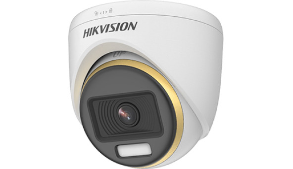 Відеокамера Hikvision DS-2CE70DF3T-LMFS (2.8) Smart Hybrid Light ColorVu White