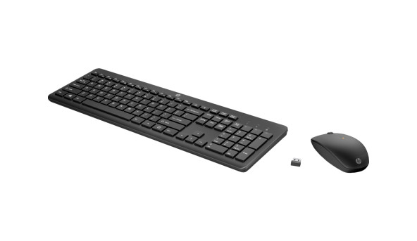 Комплект бездротовий HP 230 мишка і клавіатура Combo, чорний (українська клавіатура)