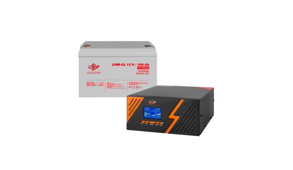Комплект резервного питания ИБП + гелевая батарея (UPS B1500 + АКБ GL 1200Wh)