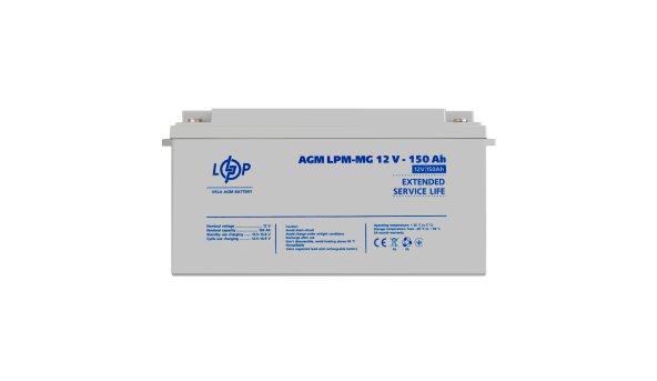 Комплект резервного живлення LP (LogicPower) ДБЖ + мультигелева батарея (UPS B1500 + АКБ MG 1800Wh)