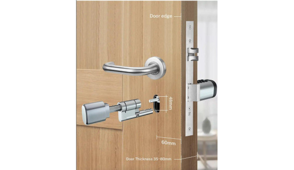 Електронний циліндр PES Cylinder Silver - 602640