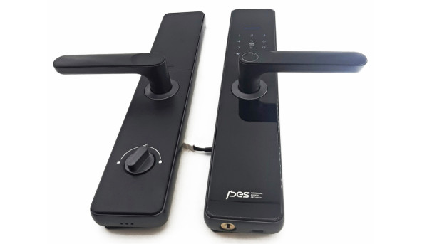 Розумний замок PES Patron зі сканером відбитка пальця і Wi-Fi модулем Black - 602665